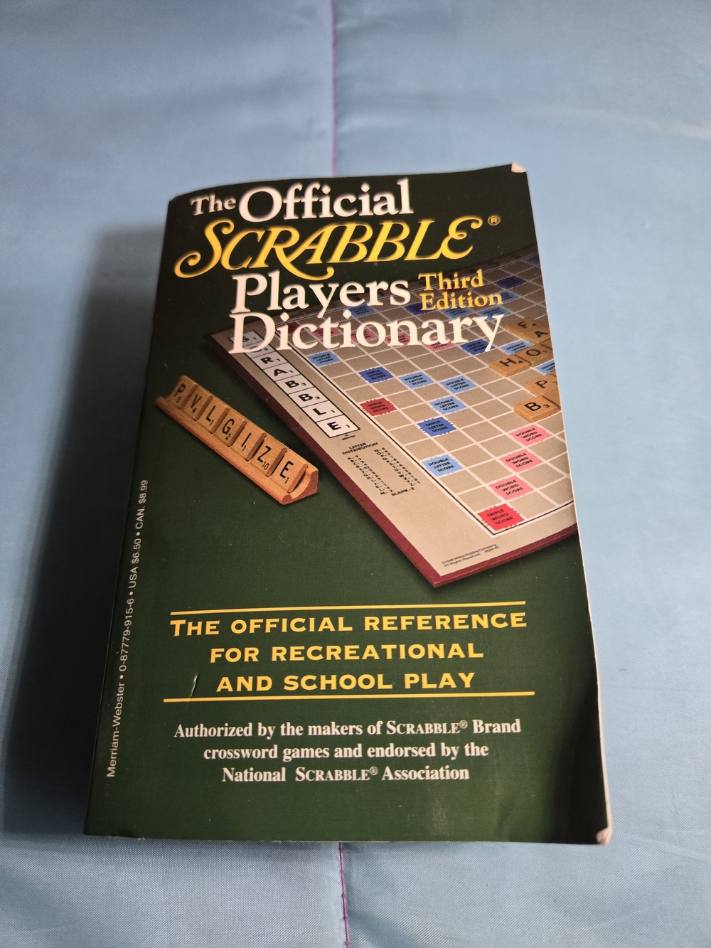 The Official Scrabble Players Dictionary - PB (Third Edition) by Merriam-Webster